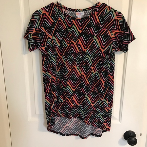 LuLaRoe Girls Short Sleeve Shirt-Size 12 - Picture 1 of 2